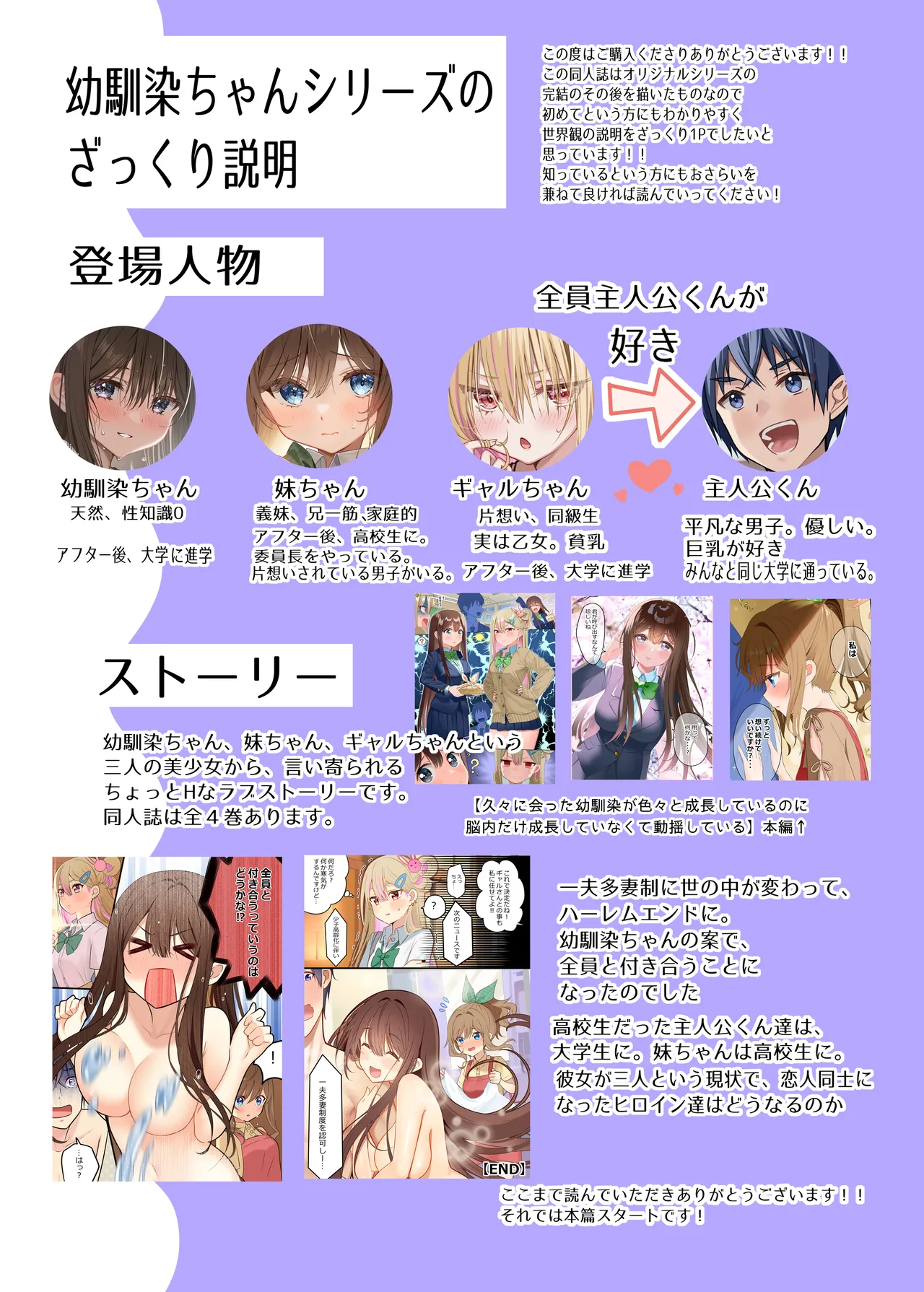 [piyopoyo] Osananajimi-chan Series Ura Hon 3 - Childhood Friend Series Back Book [Digital] 画像番号 3