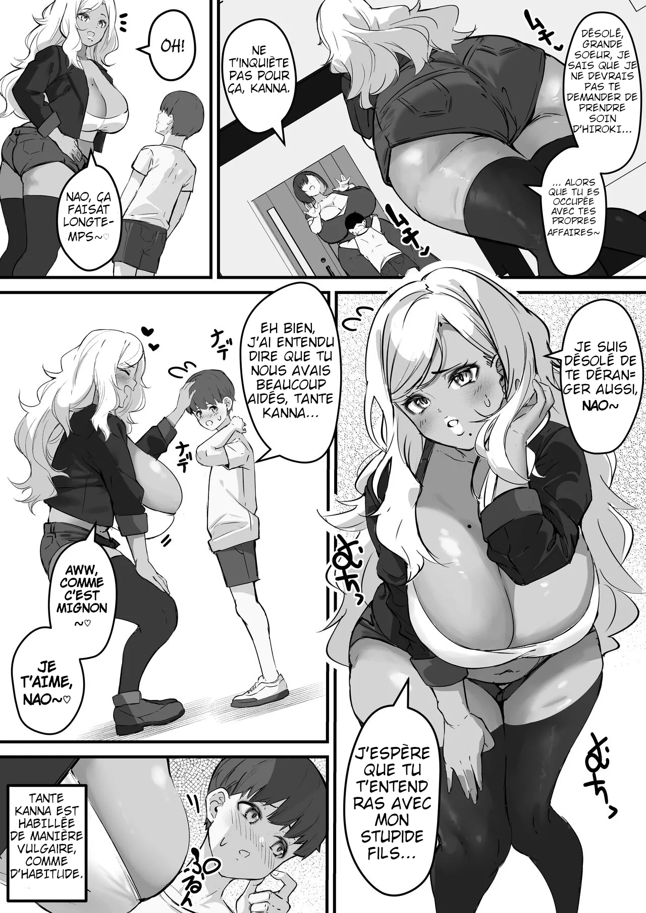 [Baku-π-dou (Kuchi VE)] Netorare Kaa-san - Kaa-san ga Aitsu no Nikubenki ni Natta Hi 1 [French] [pape245] image number 5