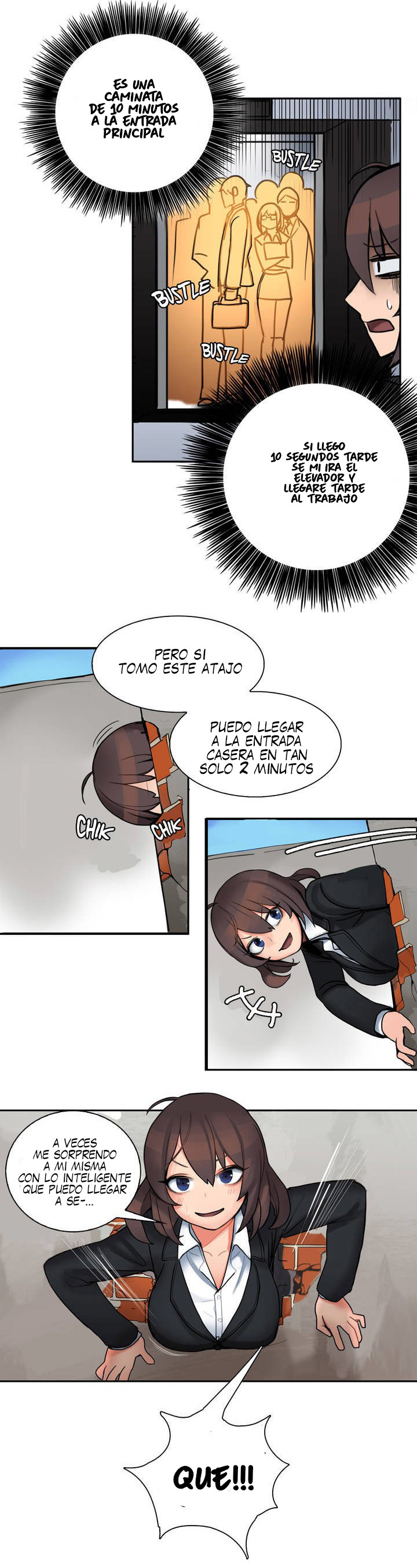[Gaehoju, Gunnermul] The Girl That Got Stuck in the Wall Ch.1/10 [Spanish] image number 4