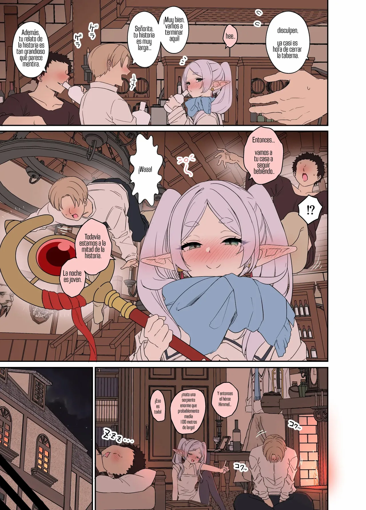 Una historia sobre hacerle cositas malas a Frieren 【Primera parte】(español) (sin censura) (decensored) imagen número 4