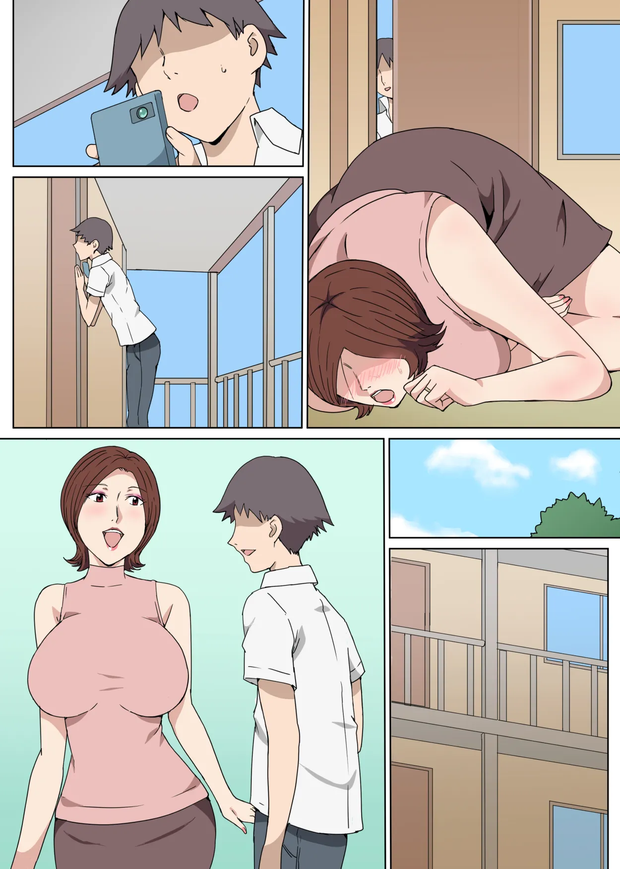 [Pairesshu] Osekkaina Obasan to Apa-to de Sekkusushita Hanashi 图片编号 37