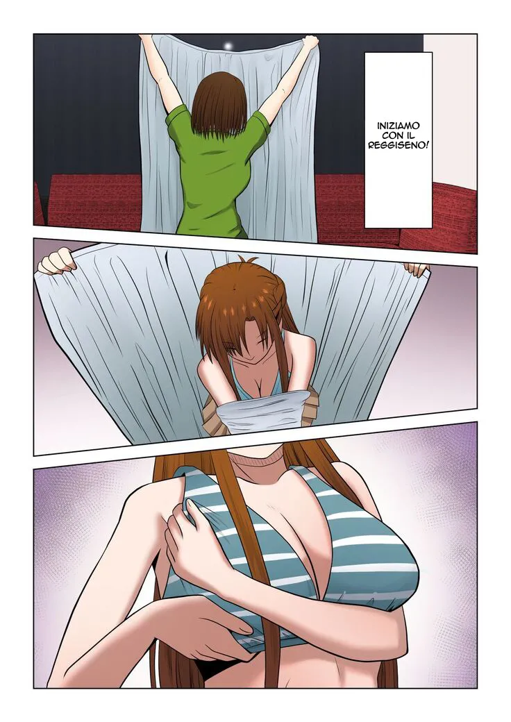 [Atelier Fujimiya (Fujimiya Siryu)] Machigatte Shirouto Mono AV ni Shutsuen Shichatte Netorareta Senkou-san (Sword Art Online) [Italian] [DS] [Colorized] 图片编号 5