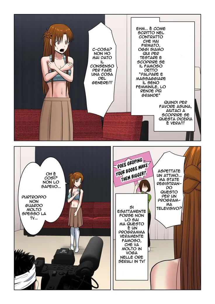 [Atelier Fujimiya (Fujimiya Siryu)] Machigatte Shirouto Mono AV ni Shutsuen Shichatte Netorareta Senkou-san (Sword Art Online) [Italian] [DS] [Colorized] 图片编号 8