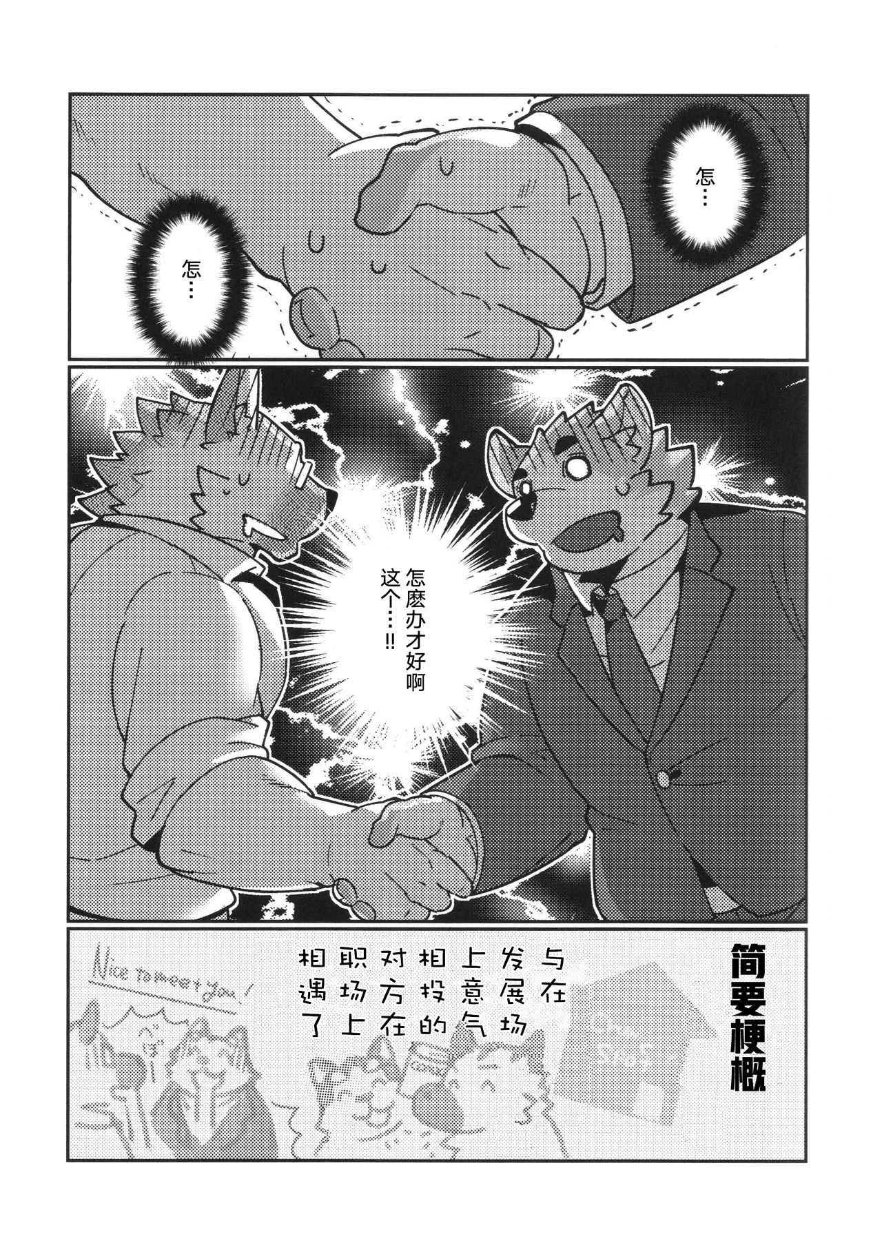 (Kemoket 8) [Dabo (Syukouakanaru)] Shiroi-kun no Shakai Kengaku 2 [Chinese] [狗爹汉化组] 画像番号 4