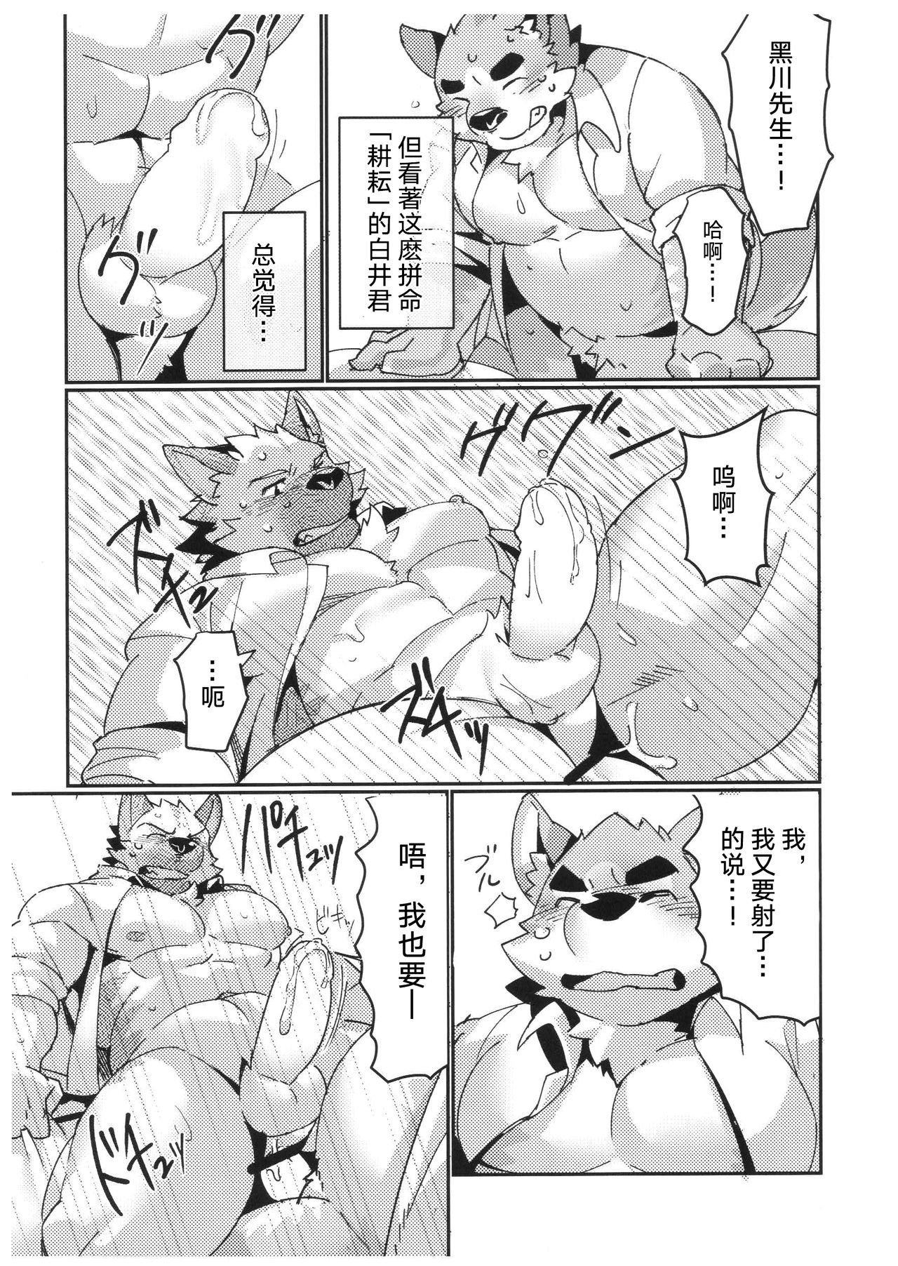 (Kemoket 8) [Dabo (Syukouakanaru)] Shiroi-kun no Shakai Kengaku 2 [Chinese] [狗爹汉化组] image number 32