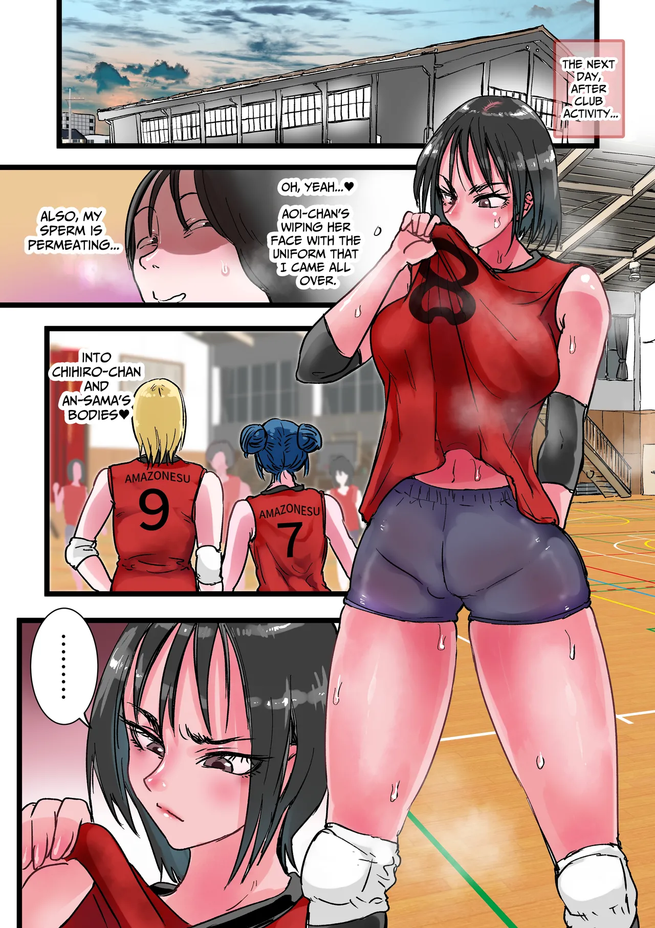 [Amagyappa (Amane-san)] Harem Volley-bu Seishori Manager | Harem Volleyball Club's Sex Relief Manager [English] [Solid Rose] numero di immagine  10