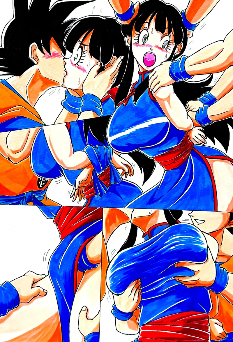 Goku and chichi training(randon) 이미지 번호 4