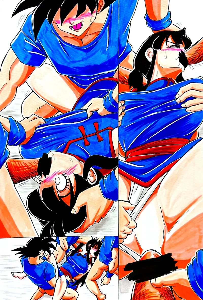 Goku and chichi training(randon) 이미지 번호 6