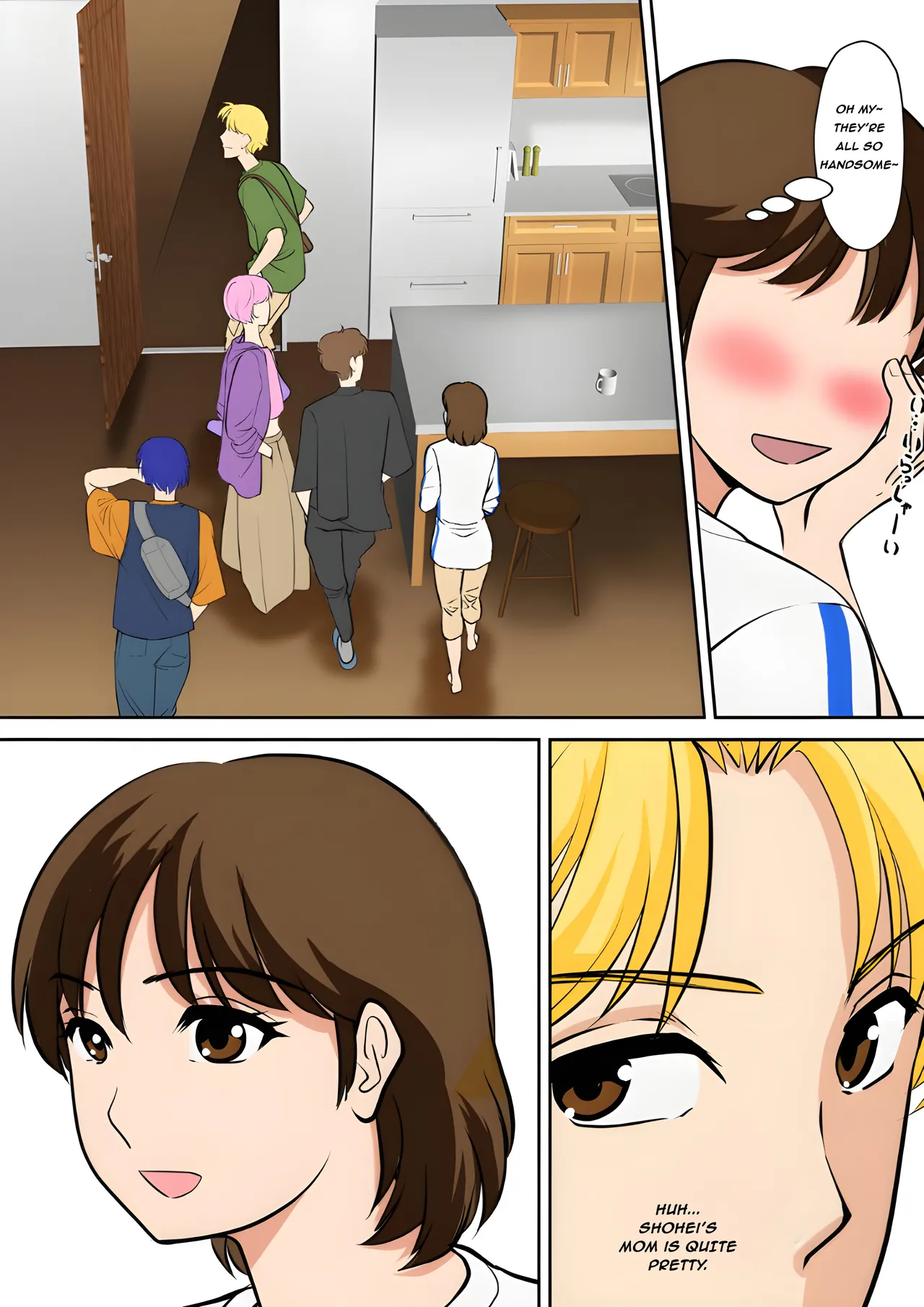 [Fuwatoro Opanchu Cake] Toiu wake de, Hobo Zenra no Kaa-san ni Onegai Shitemita 2 | MY FRIENDS WITH MY MOTHER [English] 画像番号 5