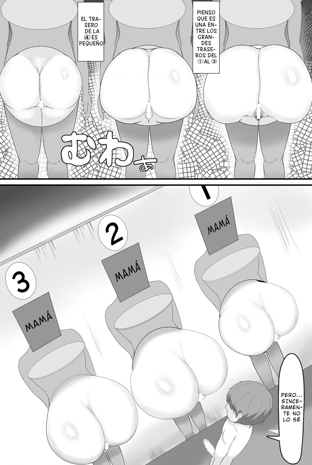 [Shiki] Kyonyuu Kyojiri Mama o Tasuketa Kereba Mama no Hadaka Atete Mite (Español) 이미지 번호 49