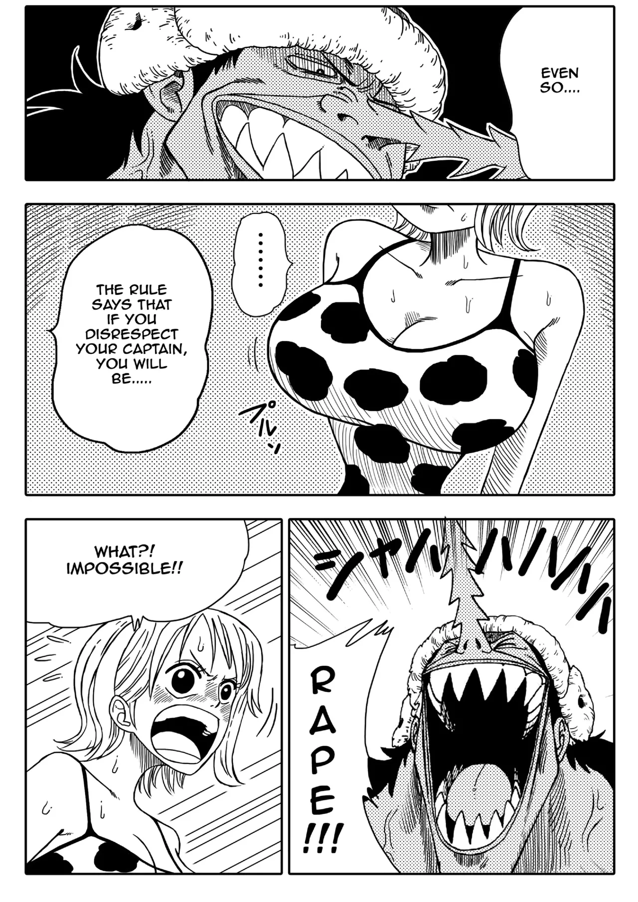 [Yamamotodoujinshi] Nami vs Arlong [English] Uncensored imagen número 6