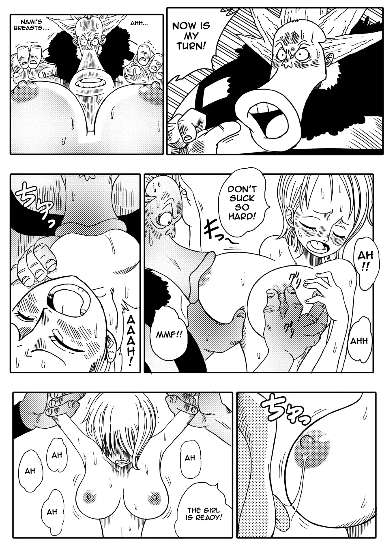 [Yamamotodoujinshi] Nami vs Arlong [English] Uncensored imagen número 12