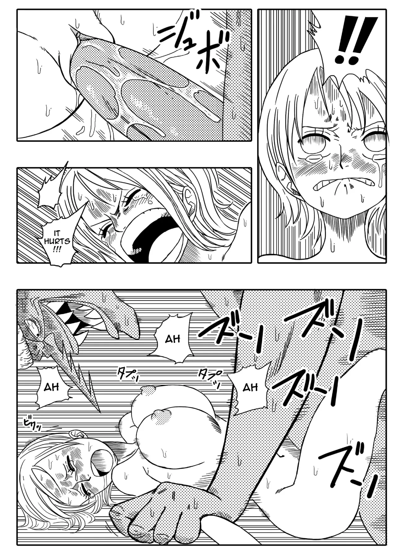 [Yamamotodoujinshi] Nami vs Arlong [English] Uncensored imagen número 16