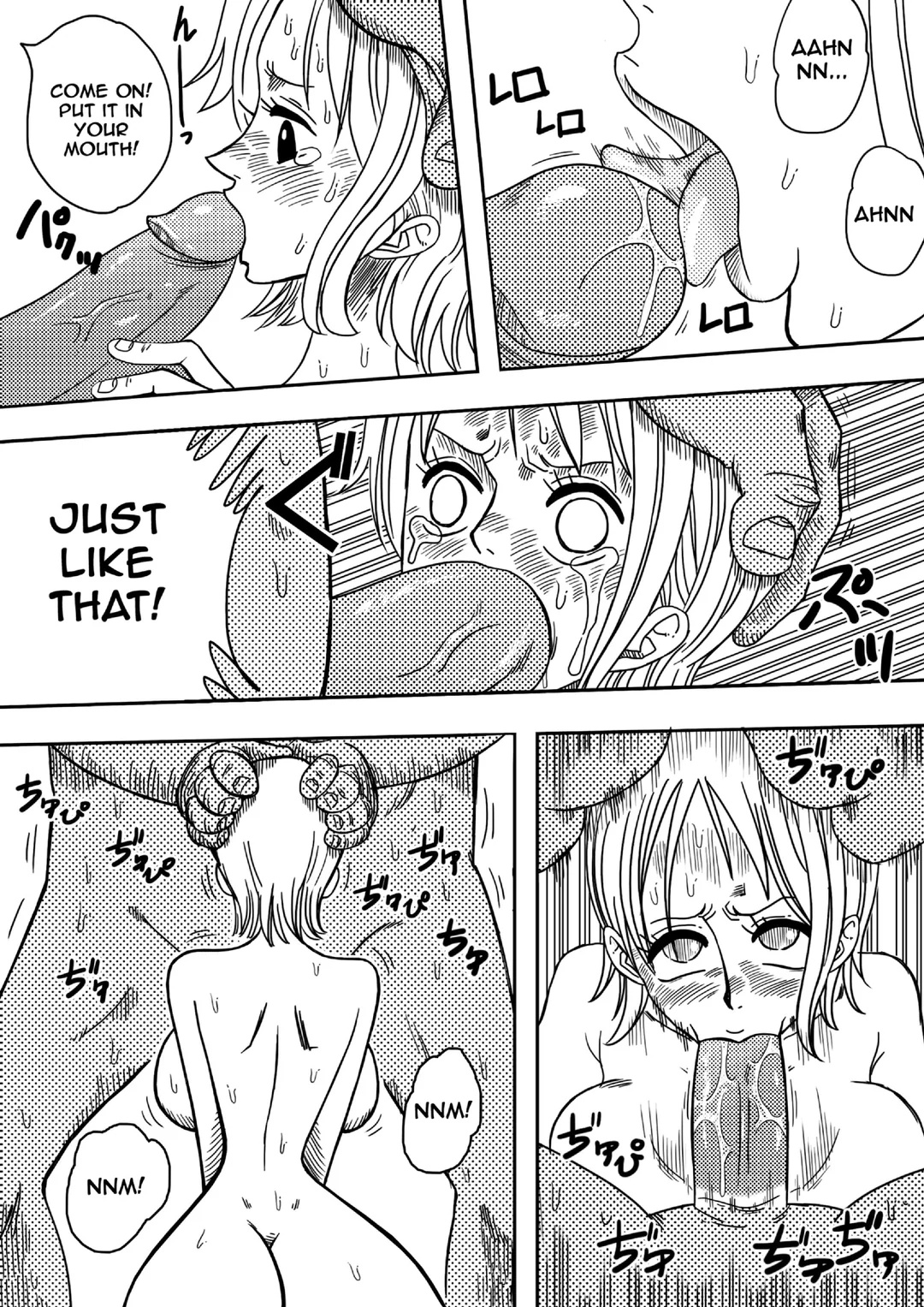 [Yamamotodoujinshi] Nami vs Arlong [English] Uncensored imagen número 20