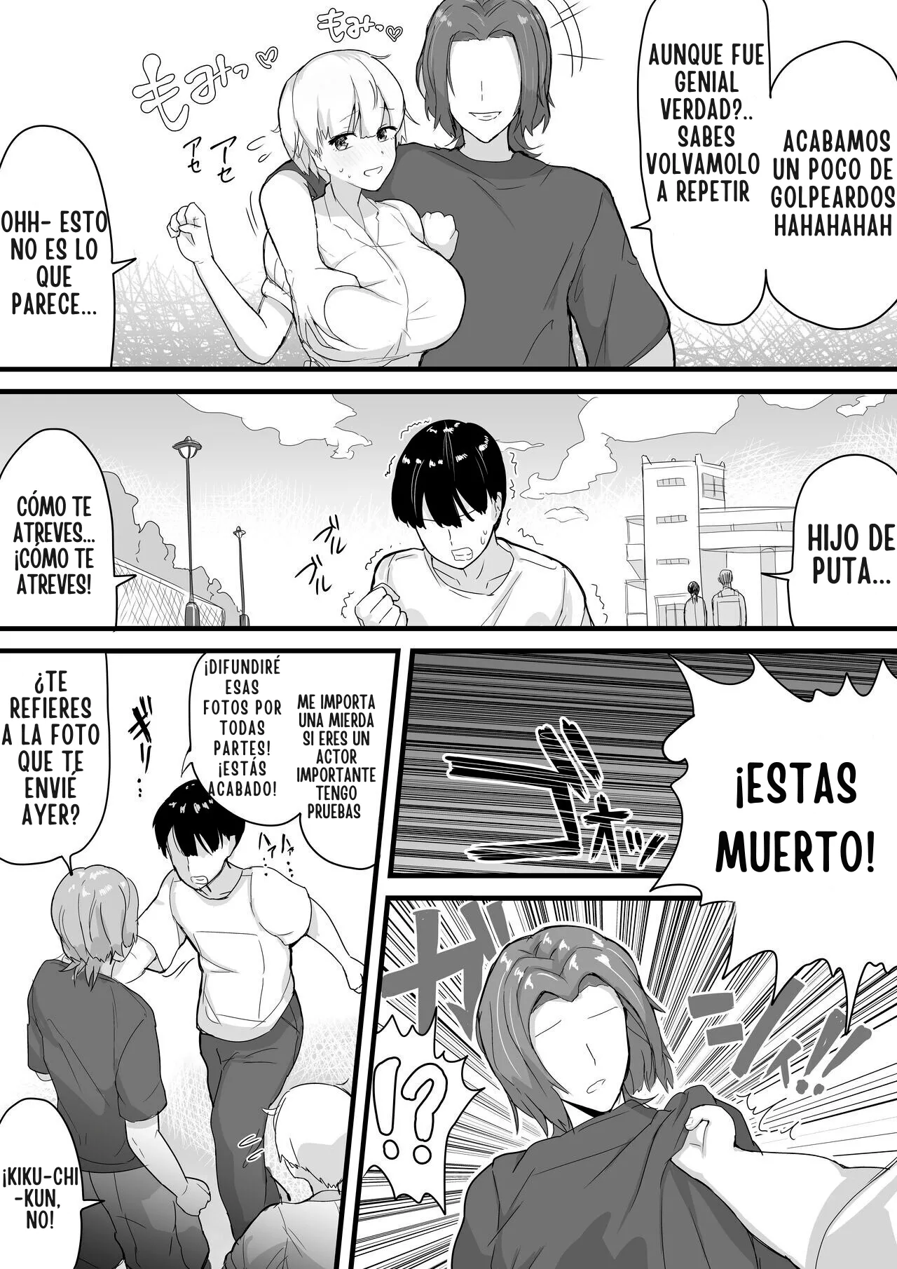 [Ai to Namida] Dekachichi senpai, pottode no ikemen otoko (haiyuu) ni assari NTR | Mi Senpai Tetona se Vuelve una Facilota con un Hombre (Actor) Guapo [Spanish] [Traducciones Nyochiyo + MrComicx] 이미지 번호 16