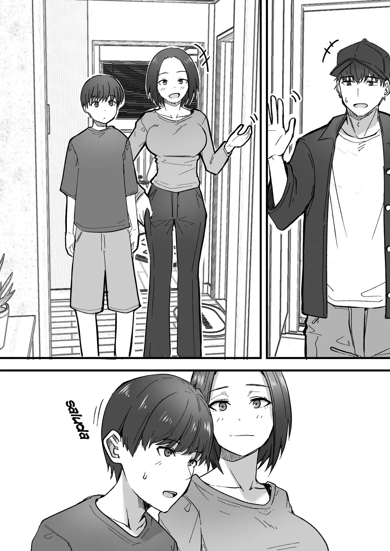 [Onizuka Kurisu] Kachiki na Hahaoya wo Ore ga Mesu ni Shimasu | Convertire a una madre soltera en mi mujer [Spanish] [Harenchi no Fansub] numero di immagine  57