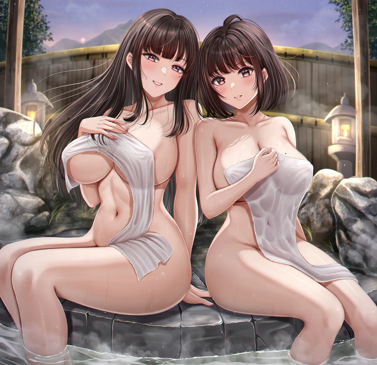 [&norino (norino)] Sono Toshi no Hanareta Kurokami Shimai to Omeko suru Hanashi 2 ~Onsen Ryokou Hen~ 图片编号 41