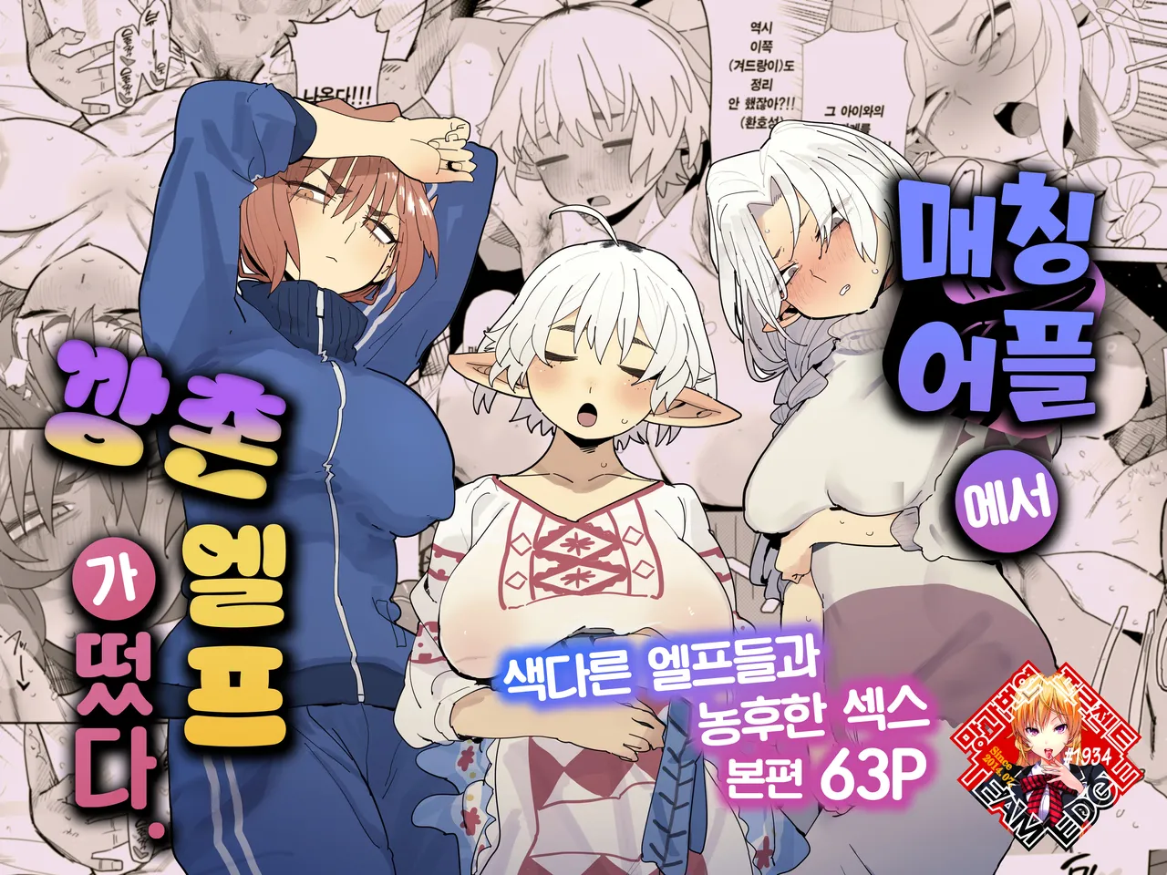 [Denki Neko (Toku)] Matching Appli de Imo Elf ga Kita. | 매칭 어플에서 깡촌 엘프가 떴다. [Korean] [Team Edge] [Digital] première image