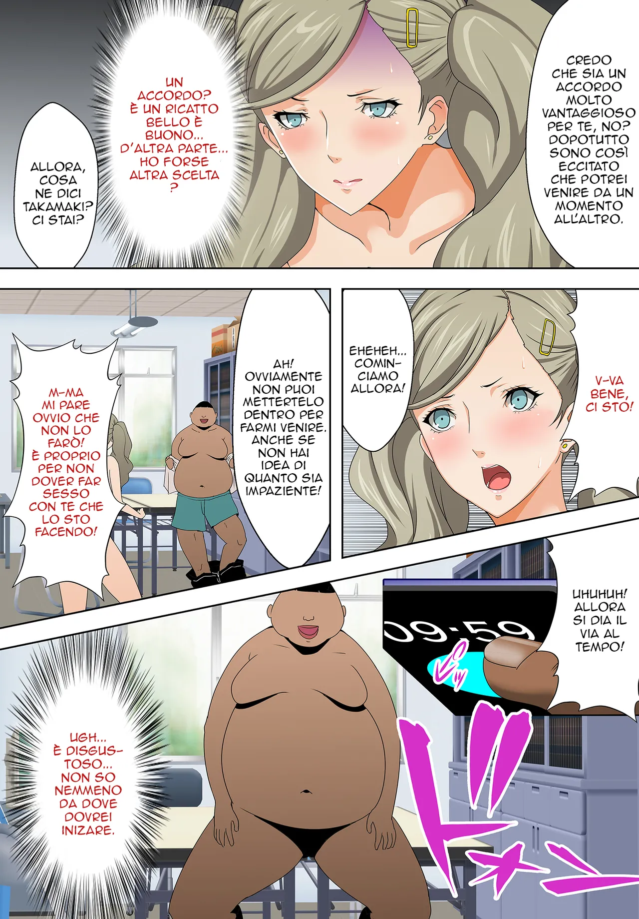 [Kasuterura (Shima Syu)] 10 Minuti x 3 Sborrate - L'idolo della scuola costretta a fare SESSO! (Persona 5) [Italian - IcyPolarGuy] image number 6