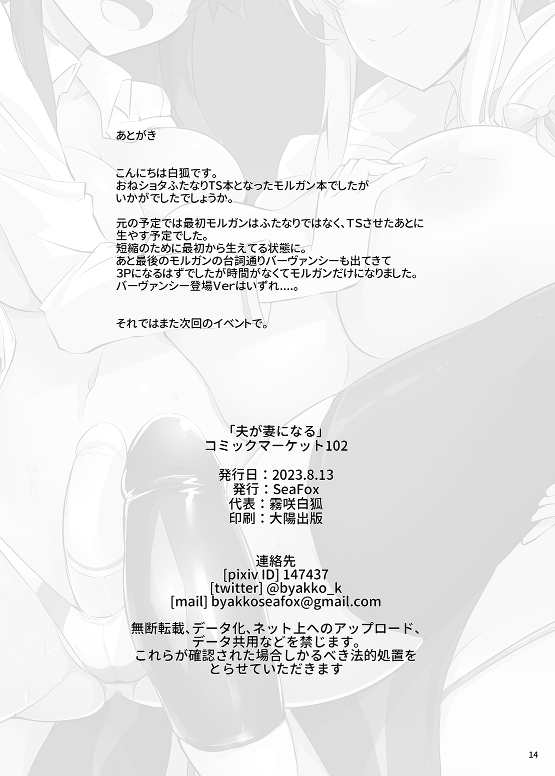 [SeaFox (霧咲白狐)] 夫が妻になる (Fate Grand Order) [DL版] Bildnummer 13