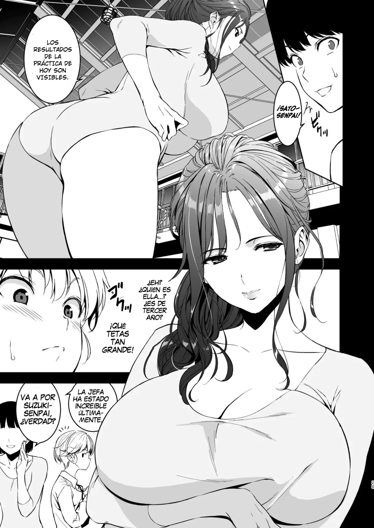 [Ura FMO (Fumio)] Binyuu no Kanojo ga Iru no ni Taisoubu no Bakunyuu ga Sasottekuru [Spanish] [Mr. farenhait] [Digital] numero di immagine  28