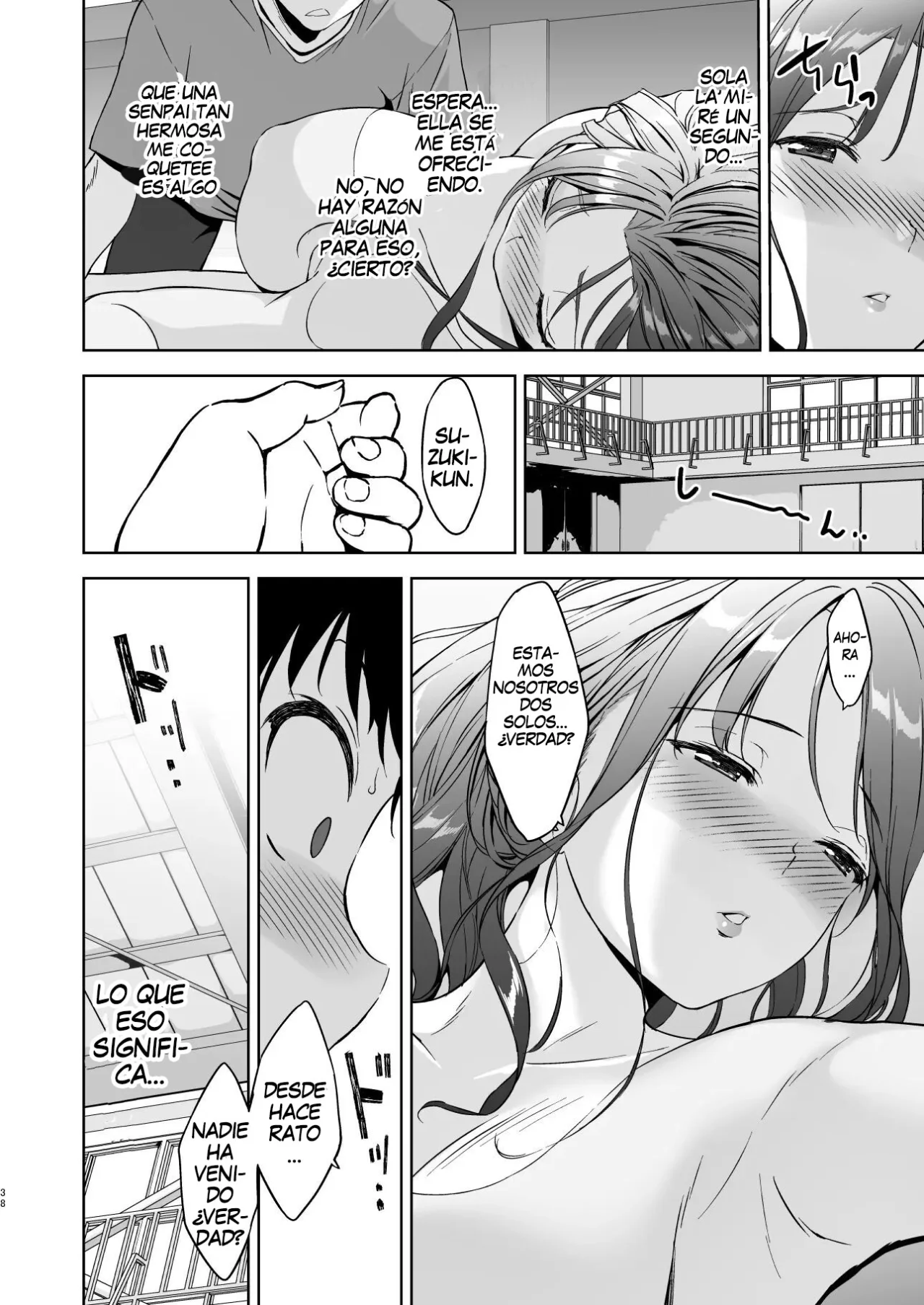 [Ura FMO (Fumio)] Binyuu no Kanojo ga Iru no ni Taisoubu no Bakunyuu ga Sasottekuru [Spanish] [Mr. farenhait] [Digital] numero di immagine  37