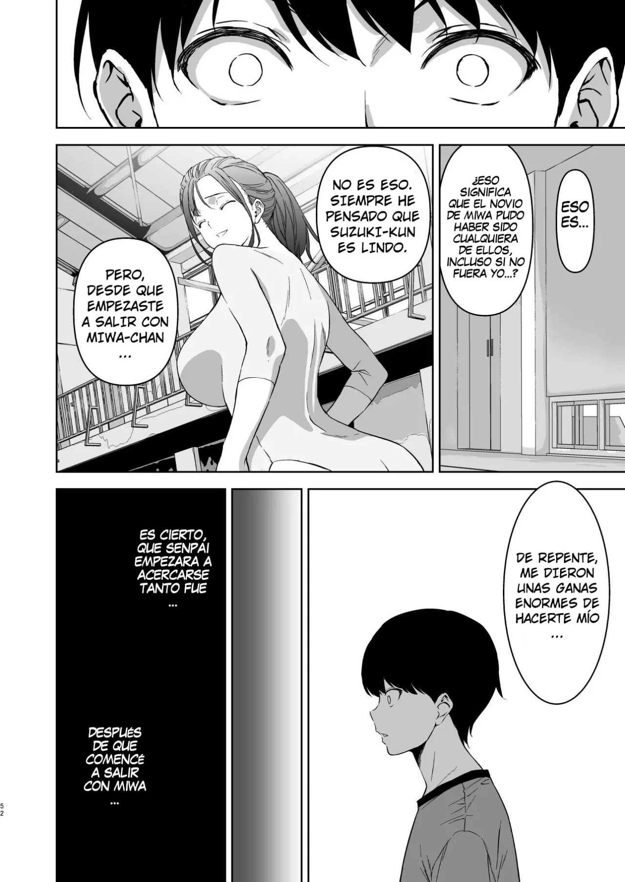 [Ura FMO (Fumio)] Binyuu no Kanojo ga Iru no ni Taisoubu no Bakunyuu ga Sasottekuru [Spanish] [Mr. farenhait] [Digital] numero di immagine  51