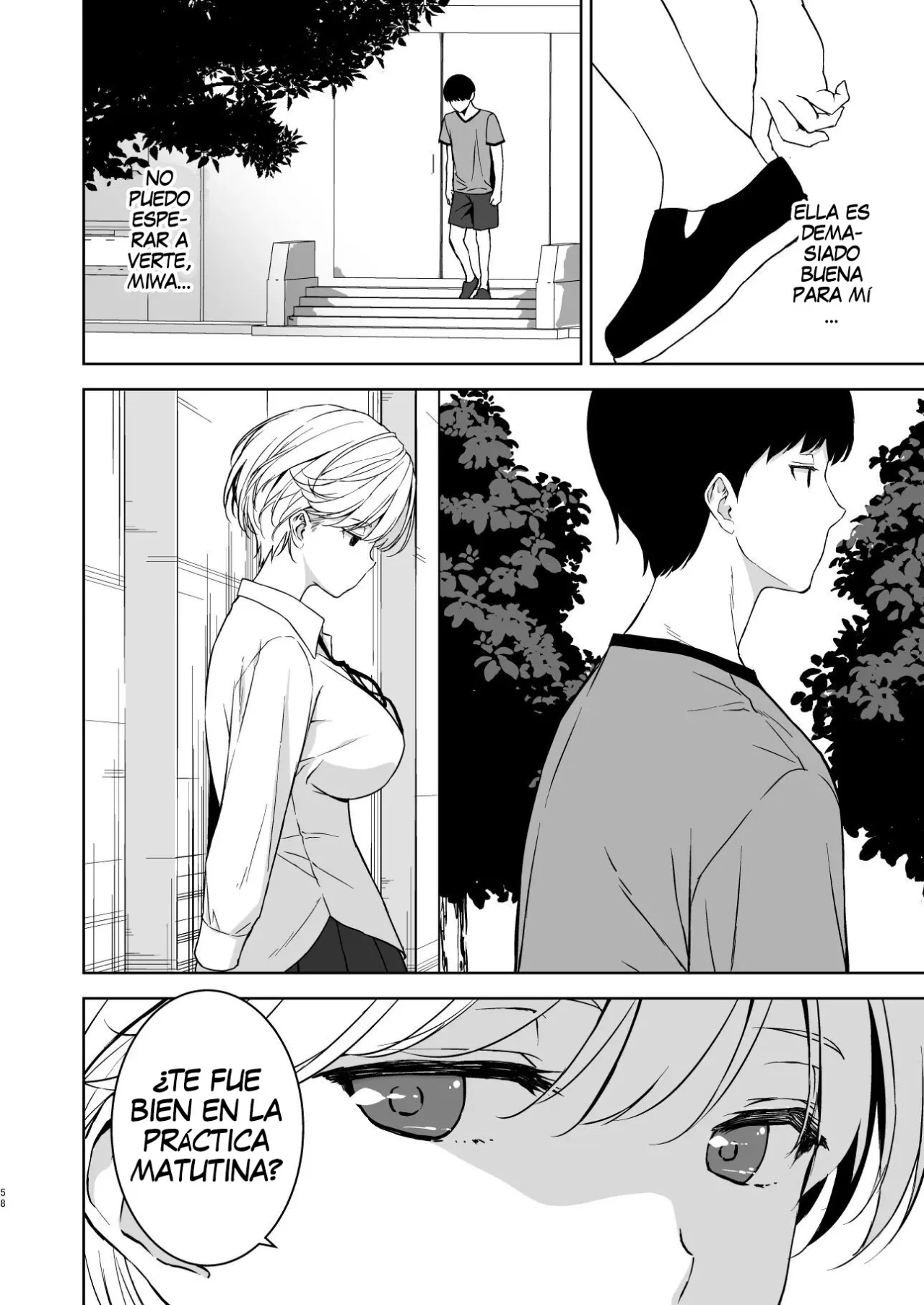 [Ura FMO (Fumio)] Binyuu no Kanojo ga Iru no ni Taisoubu no Bakunyuu ga Sasottekuru [Spanish] [Mr. farenhait] [Digital] numero di immagine  57