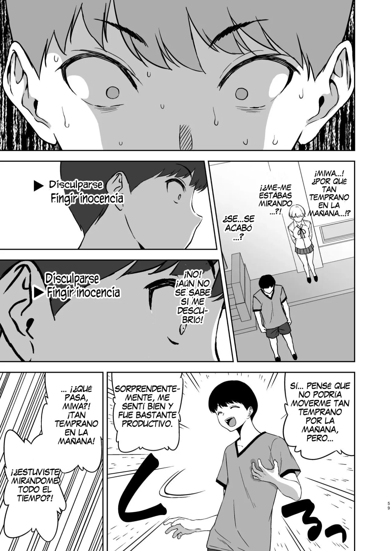 [Ura FMO (Fumio)] Binyuu no Kanojo ga Iru no ni Taisoubu no Bakunyuu ga Sasottekuru [Spanish] [Mr. farenhait] [Digital] numero di immagine  58