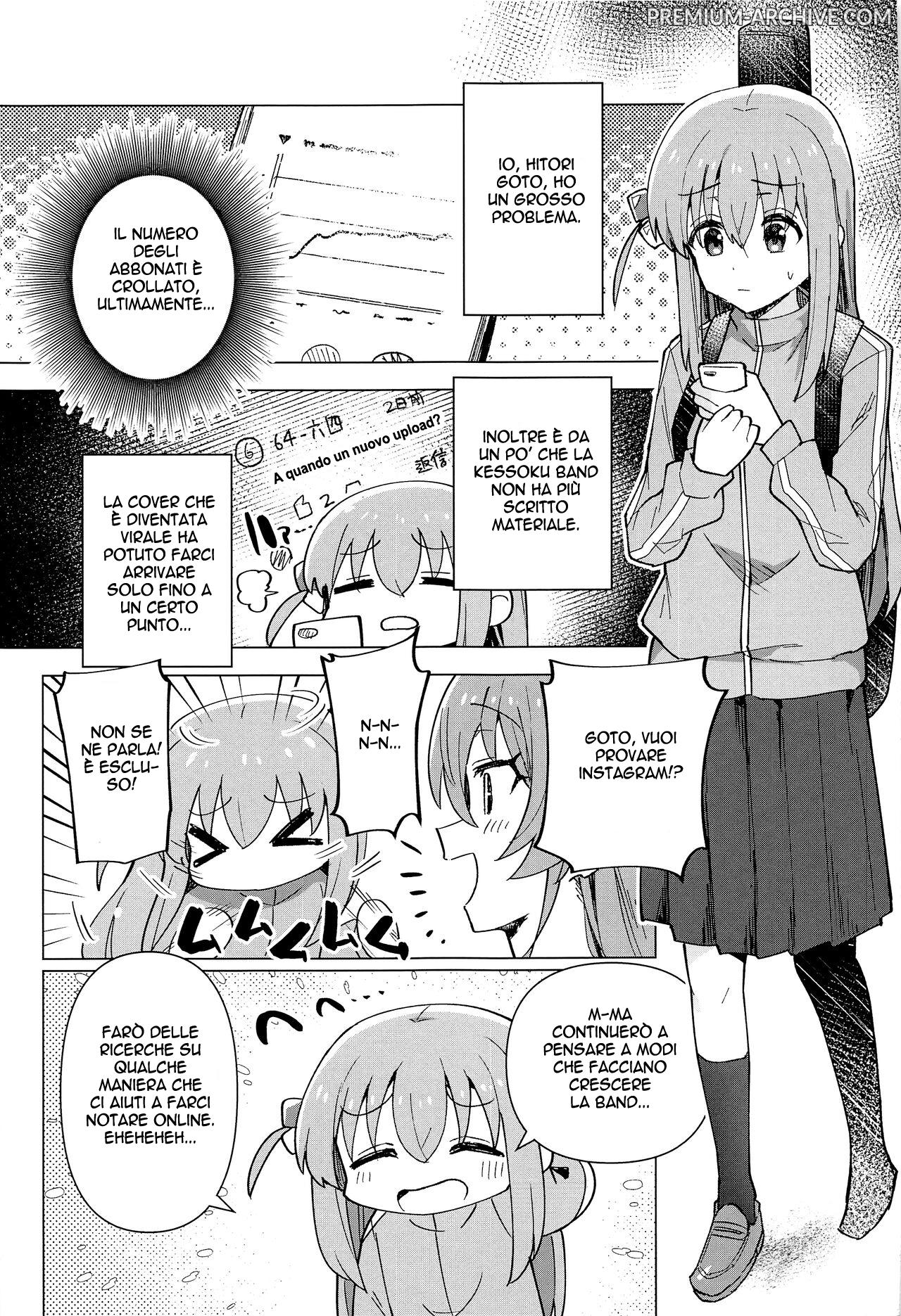 (Bocchi the Only!) [Yakitori Teishoku (Toriyaro)] Shounin Yokkyuu | Clout Chasing | Yokkyuu Fuman | Down Bad (Bocchi the Rock!) [Italian] 画像番号 2