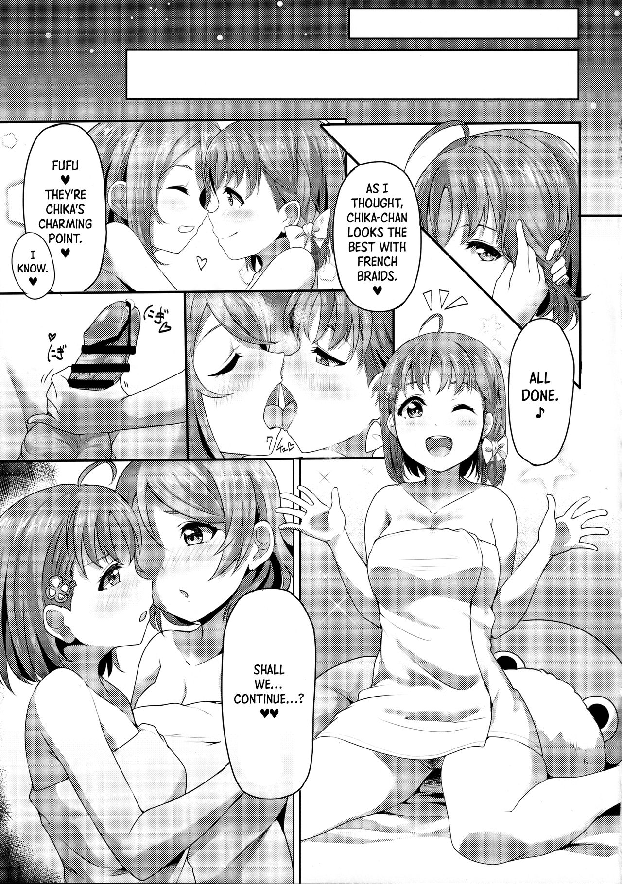 (C96) [Shiitake Nouen (kanabun)] Fight 1-hatsu!! TKa3 x WT7B (Love Live!, Love Live! Sunshine!!) [English] {Hennojin} 图片编号 18