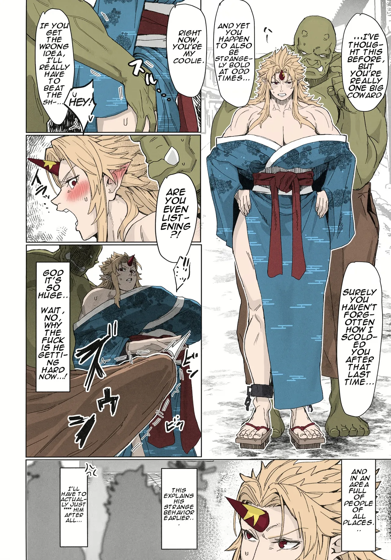 Yuugi Locked In A Grapple With An Orc 2 6eme image