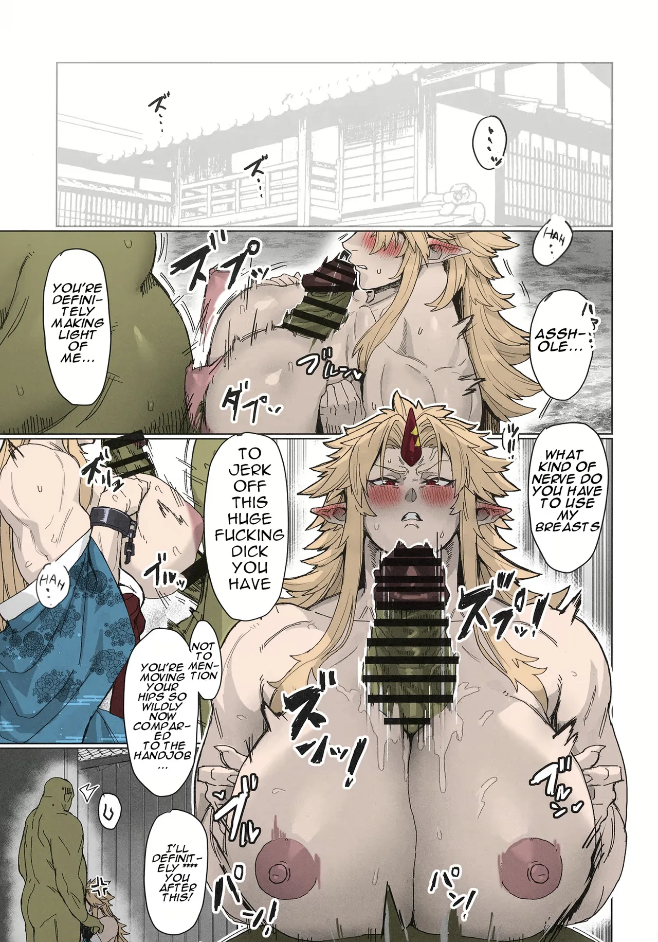 Yuugi Locked In A Grapple With An Orc 2 11eme image