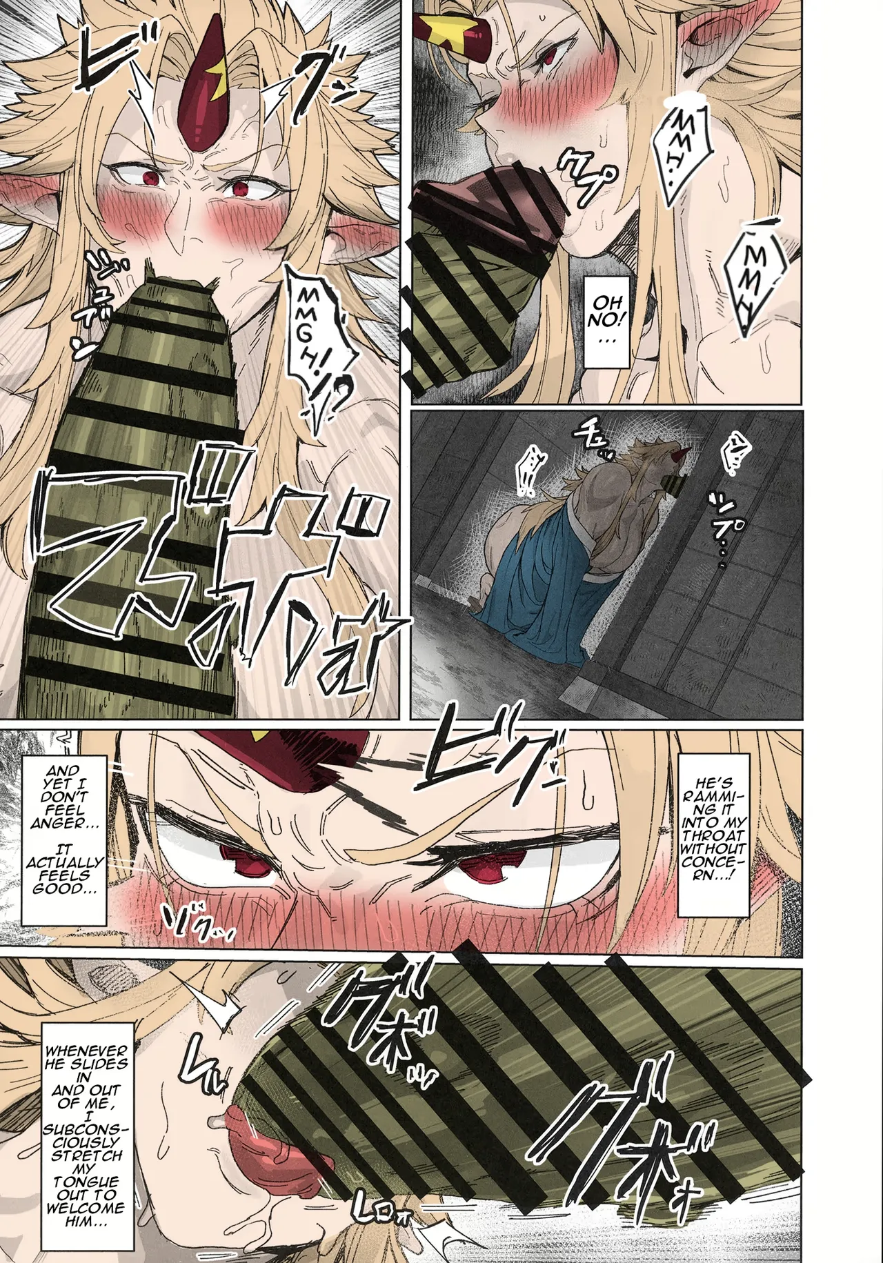 Yuugi Locked In A Grapple With An Orc 2 14eme image