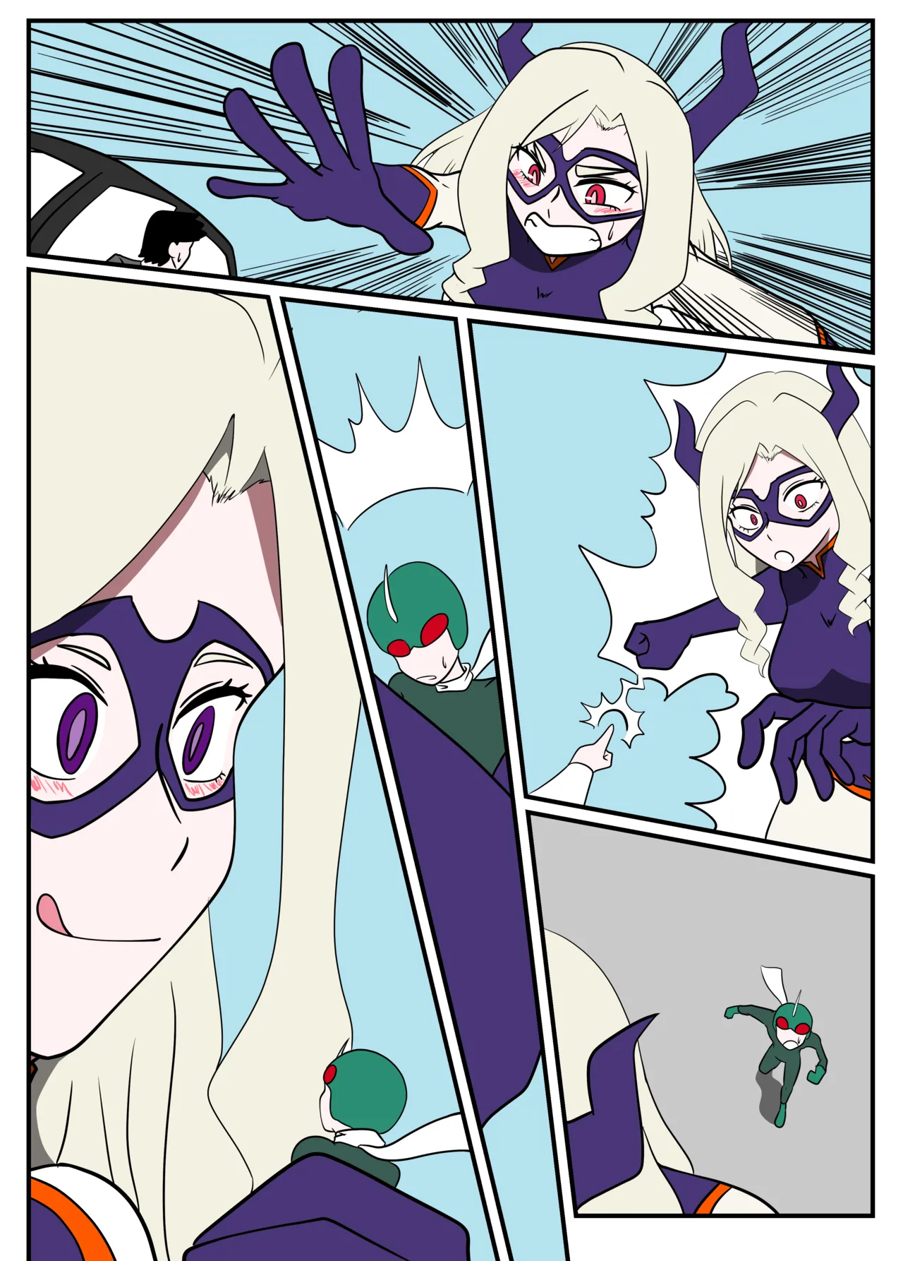 [vore_zaurus] Saimin kosei ni kakatta Mt. Lady ni taberareru mobuhīrō 이미지 번호 1