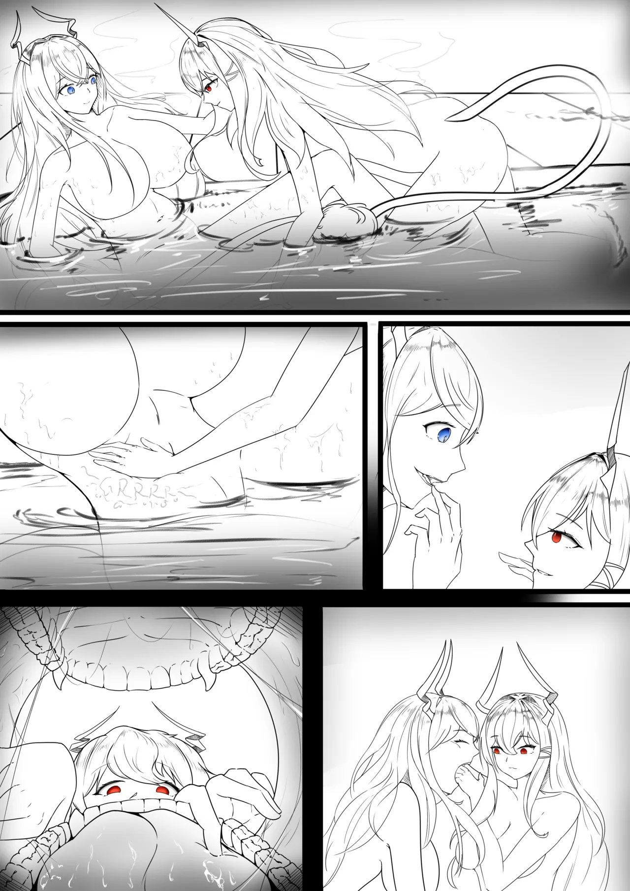 [LrRn铹氡] Snacks in the bath 画像番号 1