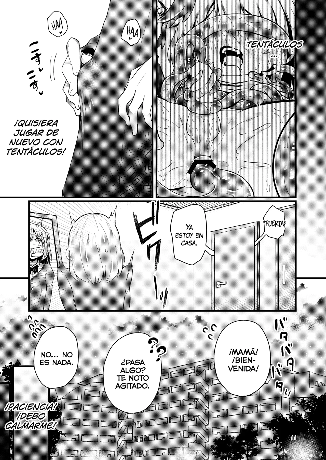 [SUZUPONi (Suzunomoku)] Shokushu Uri no Hoodie 2 -Parte 01- [Spanish] [Lolbooru Scan] [Digital] numero di immagine  10