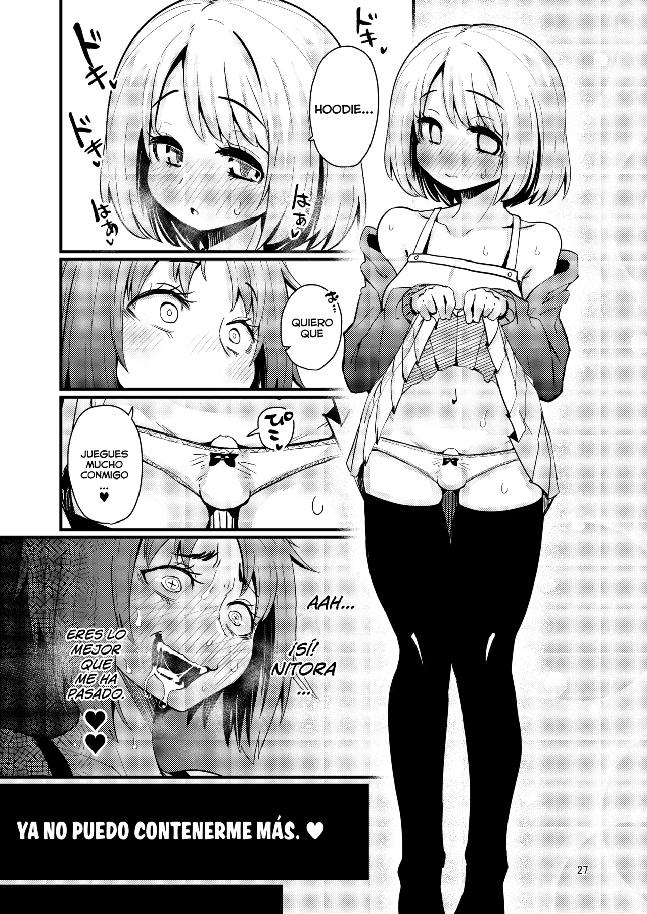 [SUZUPONi (Suzunomoku)] Shokushu Uri no Hoodie 2 -Parte 01- [Spanish] [Lolbooru Scan] [Digital] numero di immagine  26