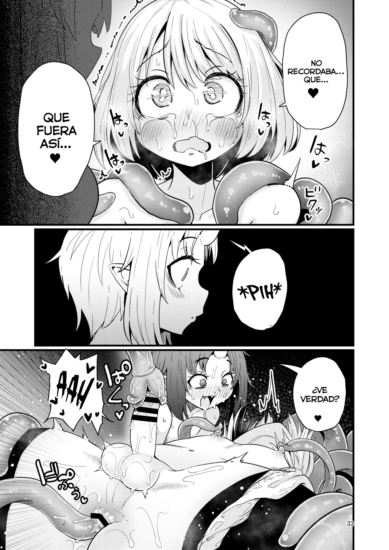 [SUZUPONi (Suzunomoku)] Shokushu Uri no Hoodie 2 -Parte 01- [Spanish] [Lolbooru Scan] [Digital] numero di immagine  32