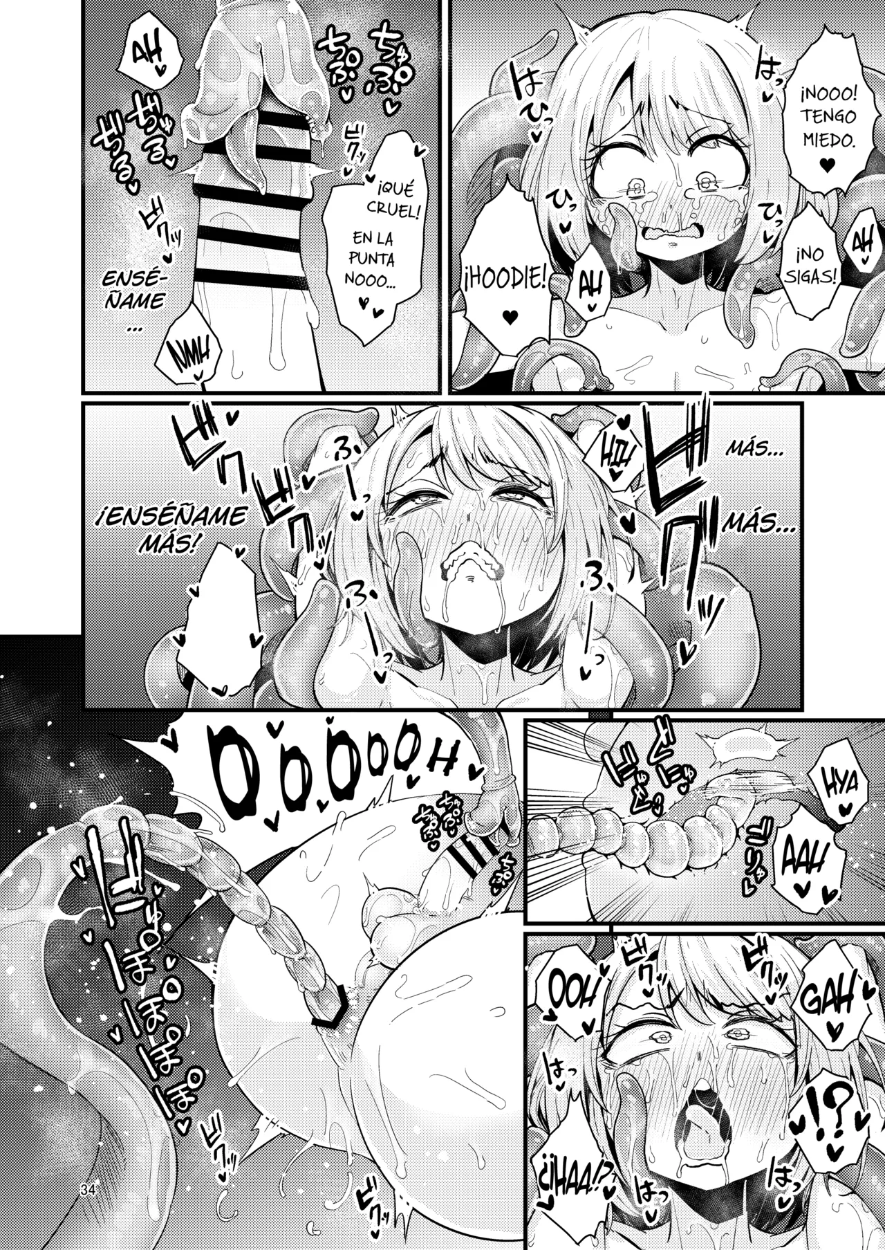 [SUZUPONi (Suzunomoku)] Shokushu Uri no Hoodie 2 -Parte 01- [Spanish] [Lolbooru Scan] [Digital] numero di immagine  33