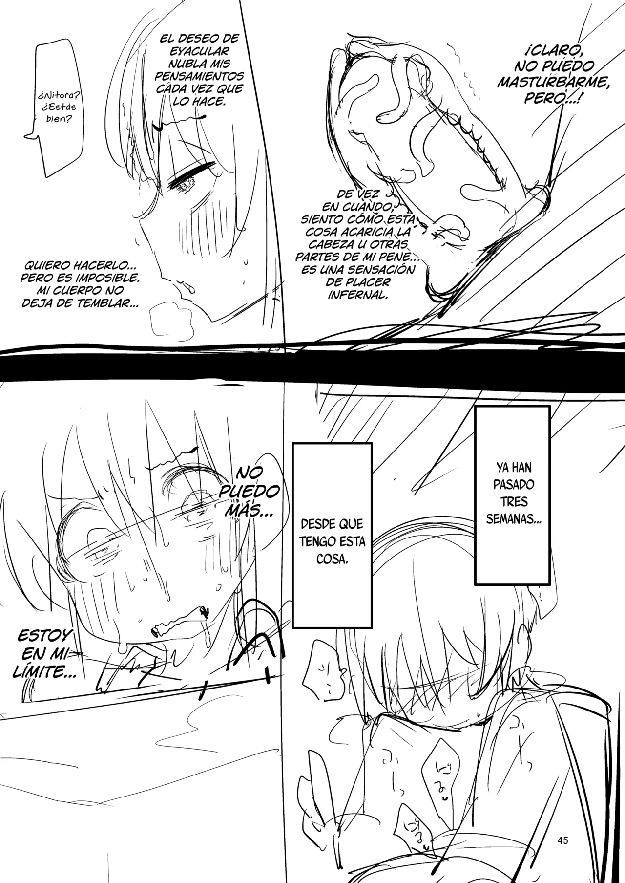 [SUZUPONi (Suzunomoku)] Shokushu Uri no Hoodie 2 -Parte 01- [Spanish] [Lolbooru Scan] [Digital] numero di immagine  44