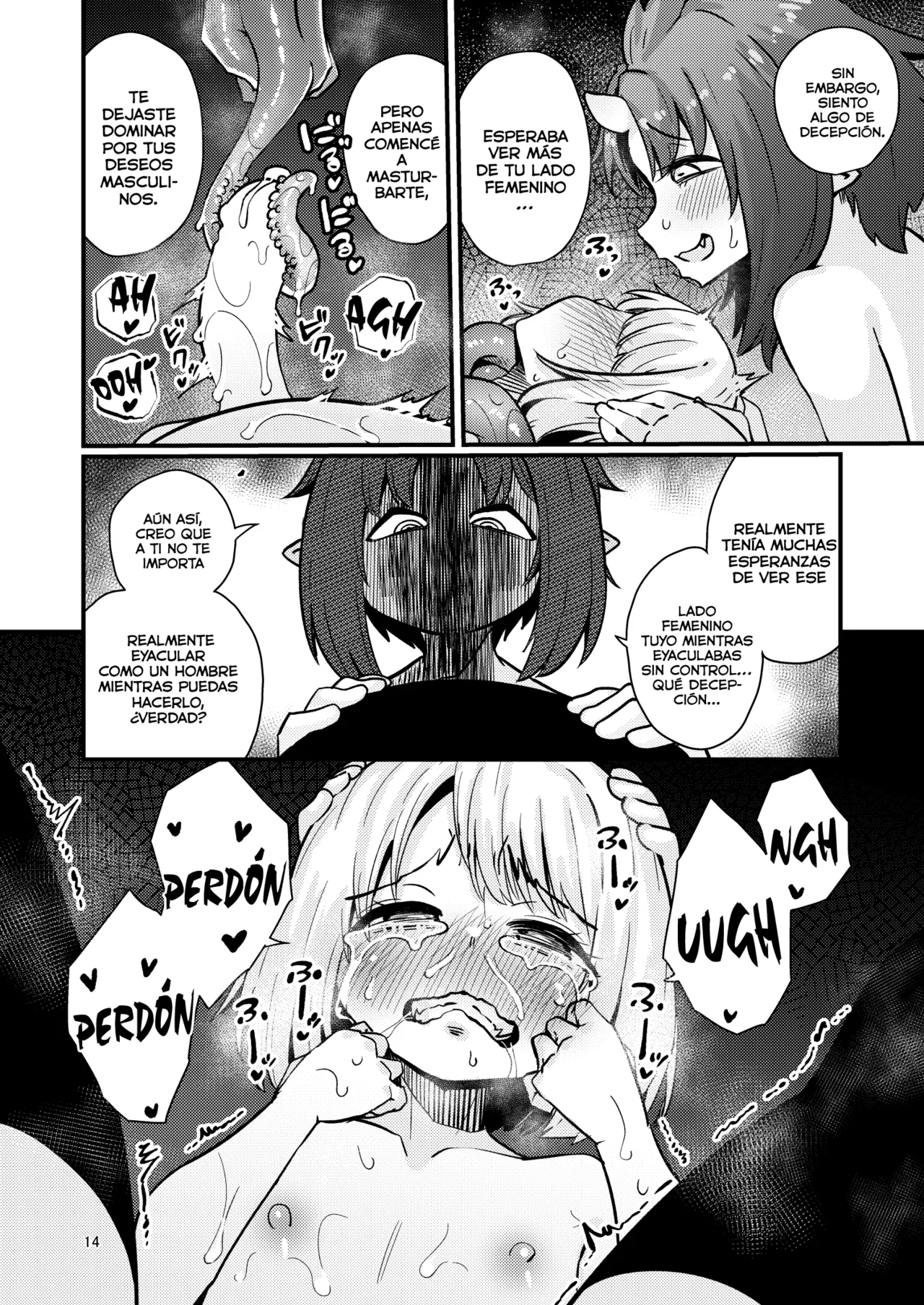 [SUZUPONi (Suzunomoku)] Shokushu Uri no Hoodie 2 -Parte 02- [Spanish] [Lolbooru Scan] [Digital] image number 13