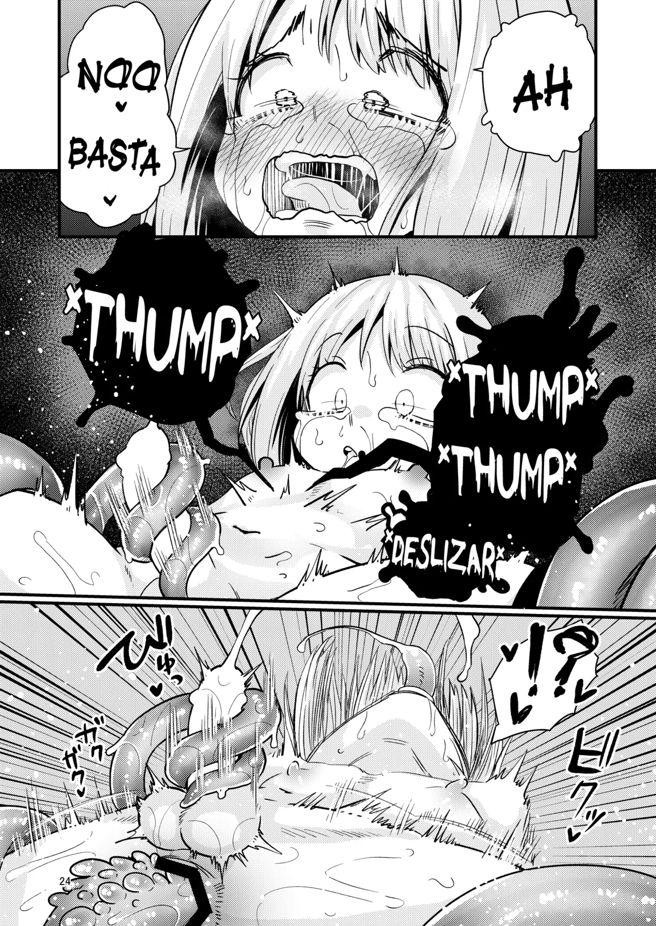 [SUZUPONi (Suzunomoku)] Shokushu Uri no Hoodie 2 -Parte 02- [Spanish] [Lolbooru Scan] [Digital] image number 23