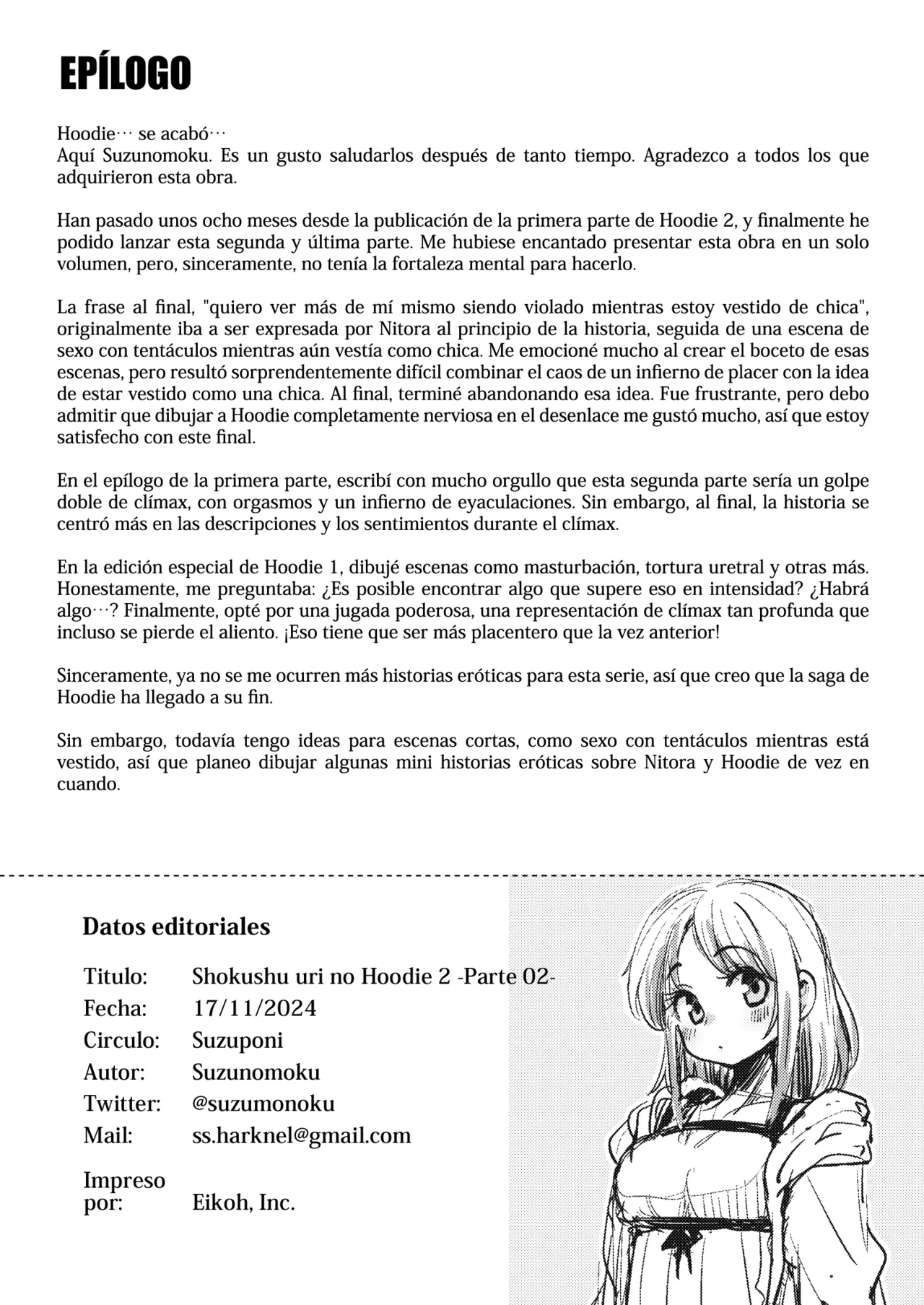 [SUZUPONi (Suzunomoku)] Shokushu Uri no Hoodie 2 -Parte 02- [Spanish] [Lolbooru Scan] [Digital] image number 37