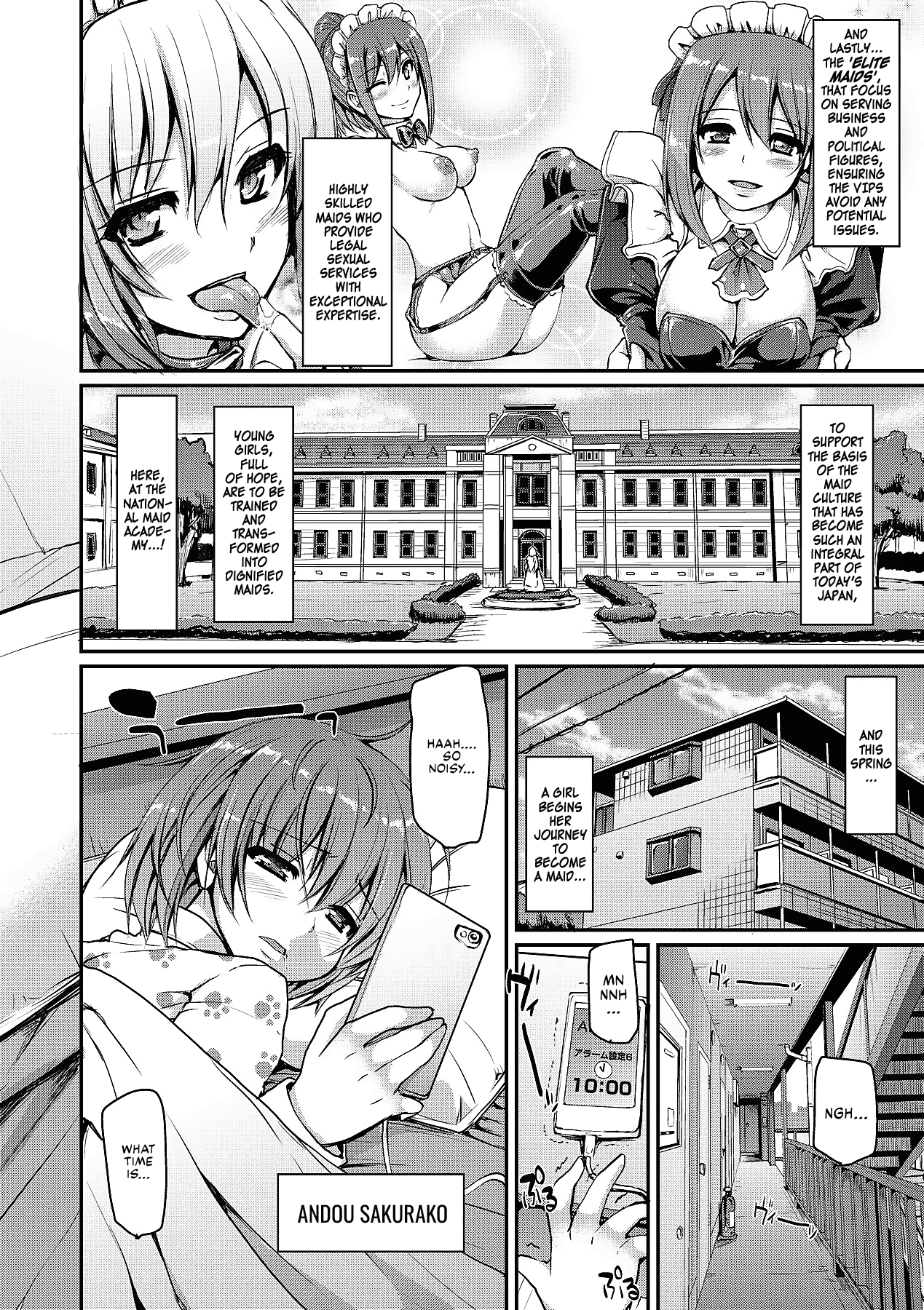 [Alexi Laiho] Maid Gakuen e Youkoso!! - Welcome to Maid Academy Ch. 1-3 [English] [Decensored] [Digital] 6eme image