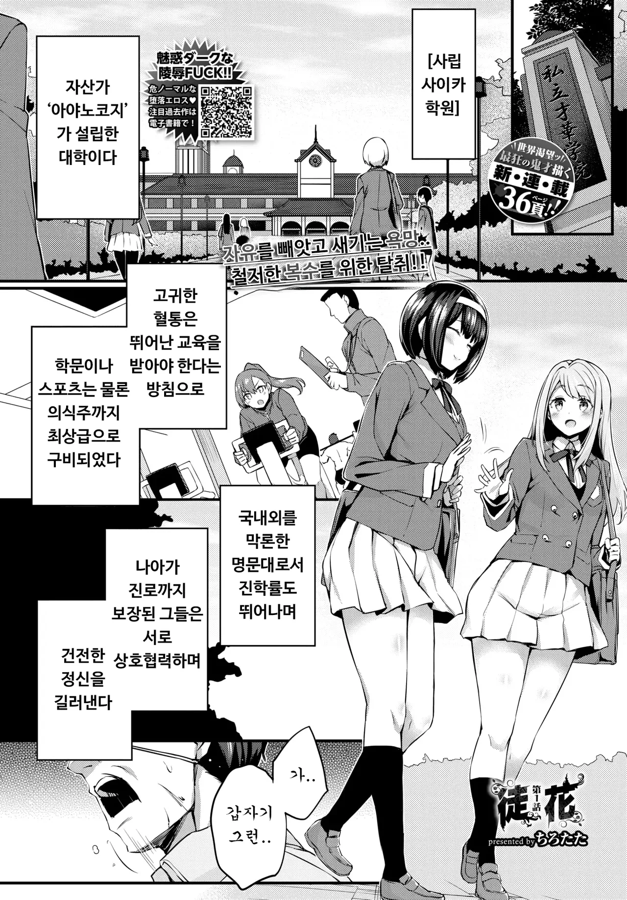 [Tirotata] Adabana Ch.1 (COMIC BAVEL 2024-07) [Korean] [Digital] image number 1