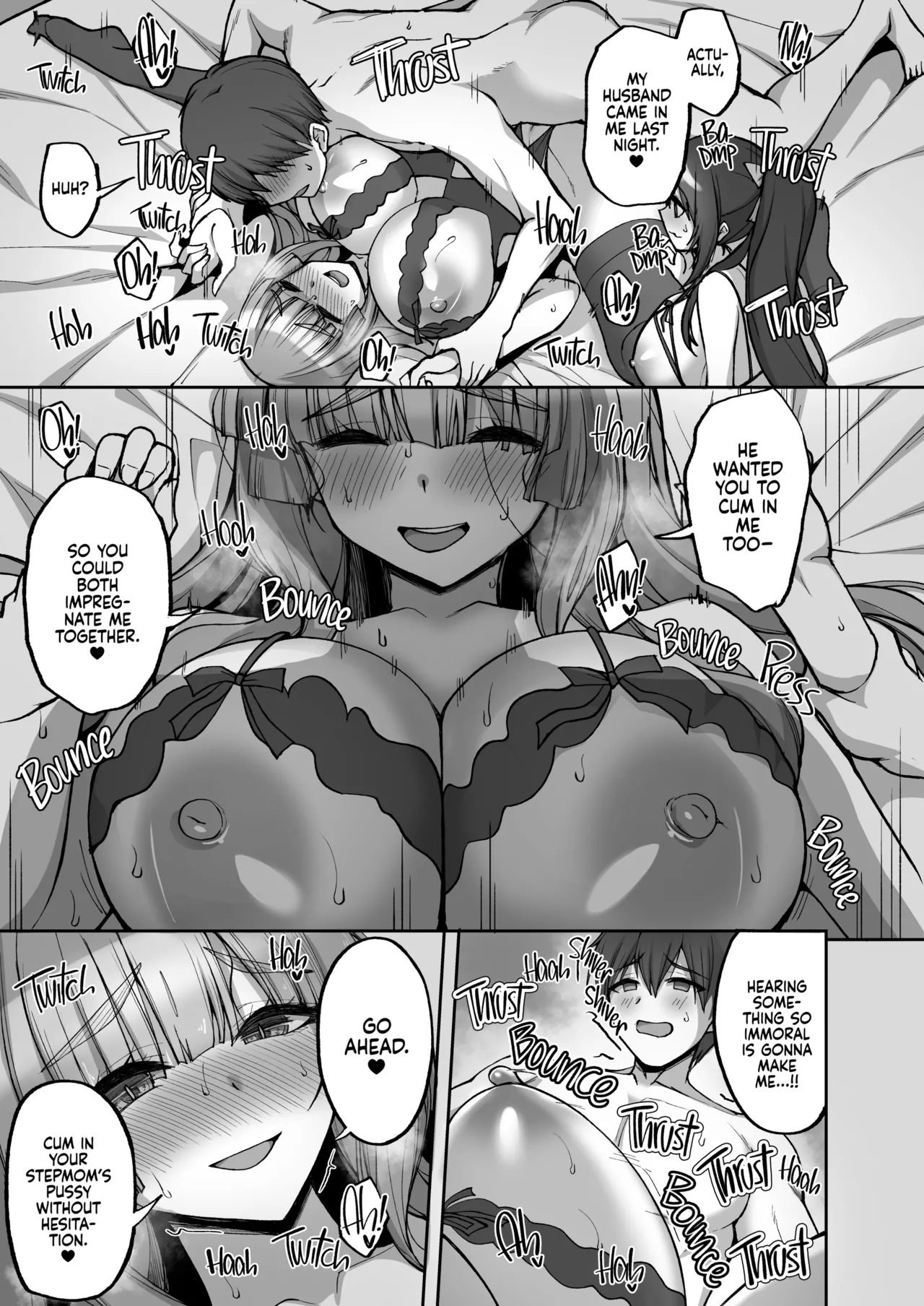 [Labomagi! (Takeda Aranobu)] Chishojo Fuuki Iin no Minna ni Ienai Inbi na Onegai 8 ~Bomai to Ane o Haramaseru Otomarikai Kouhen~ [English] {2d-market.com} [Decensored] [Digital] imagen número 42