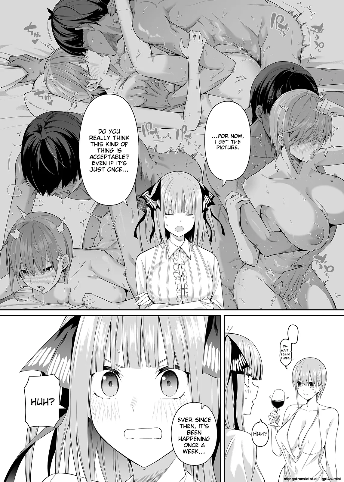 [Bad Mushrooms (Chicke III, 4why)] 1/5 no Renai Kanjou (Gotoubun no Hanayome) [Digital] [Sample] English (ROUGH TRANSLATION) 이미지 번호 27