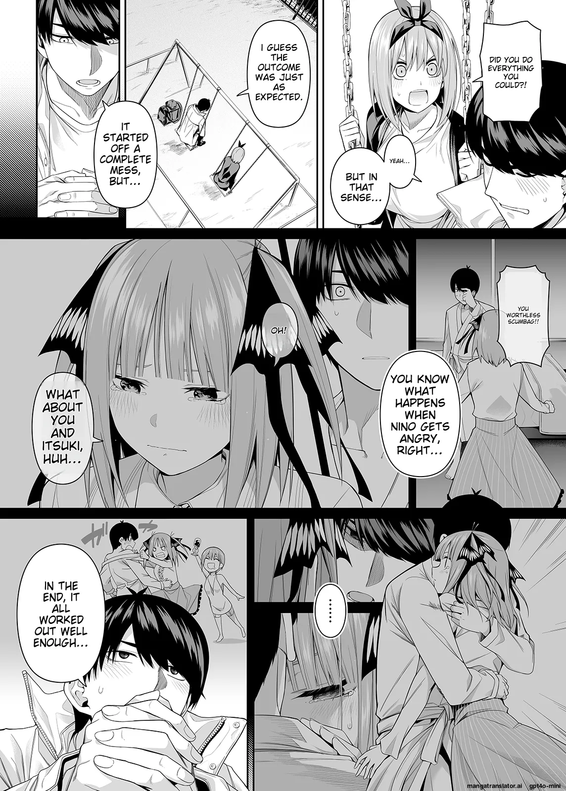 [Bad Mushrooms (Chicke III, 4why)] 1/5 no Renai Kanjou (Gotoubun no Hanayome) [Digital] [Sample] English (ROUGH TRANSLATION) 이미지 번호 91