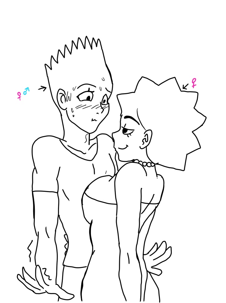 Bart and Lisa Simpsons KimRon1992 이미지 번호 1